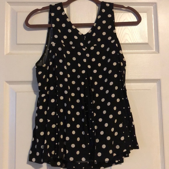madewell trapeze polka dot tank - Picture 2 of 3